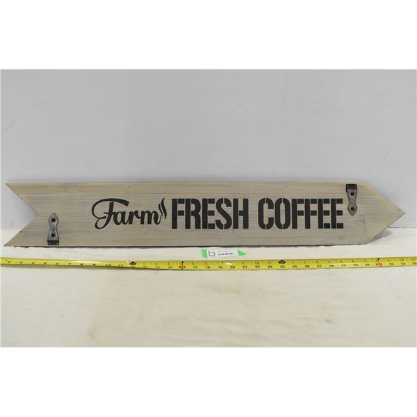 Farm Fresh Coffee Sign