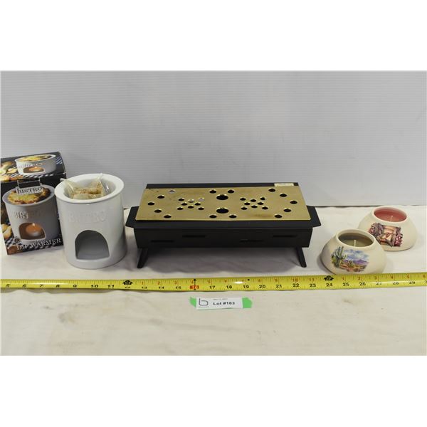 Candle Cooking Appliances, 2 Fragrant Candles