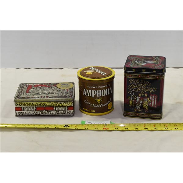 Misc Vintage Tin Containers