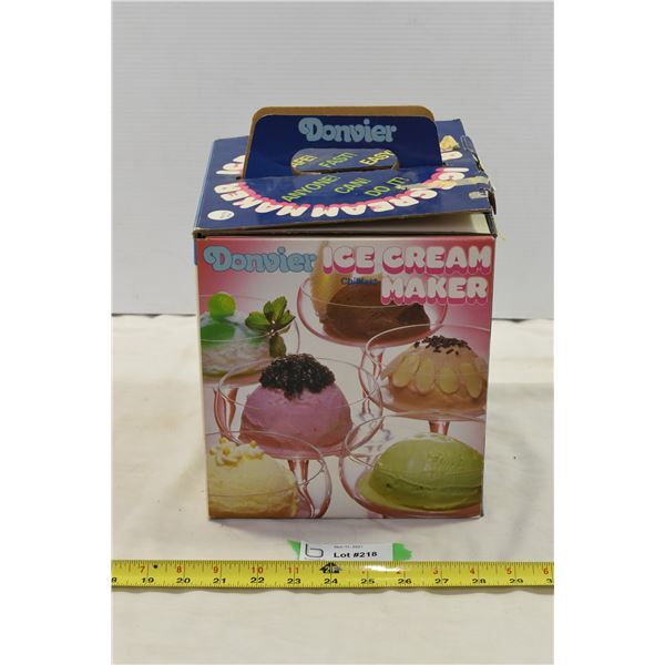 Donvier Ice Cream Maker