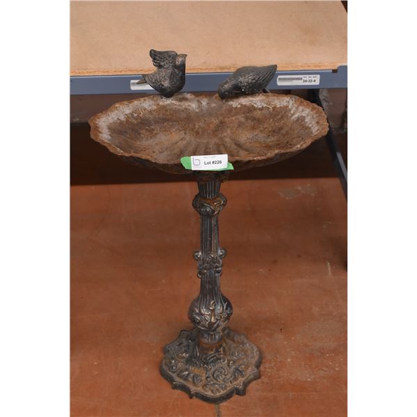 *Cast Iron Bird Bath