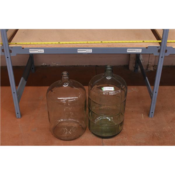 *2 Large Glass Jugs