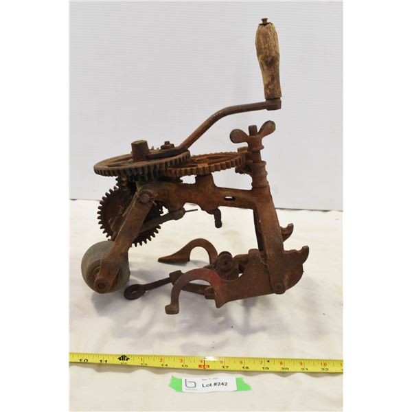 Rusty Red Sickle Sharpener