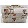 Image 2 : Metal Lunch Box w/ NHL Stickers & Roughrider S& P Shakers