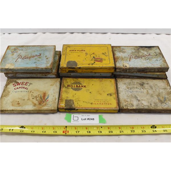 Misc. Vintage Cigarette Tins