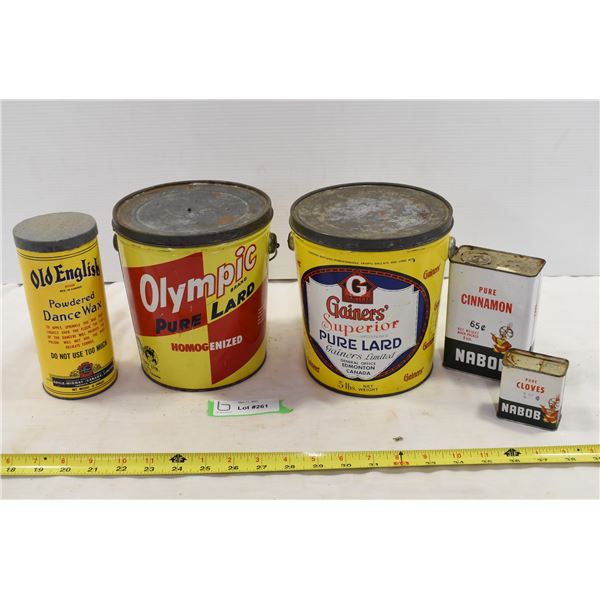 Vintage Cooking Tins