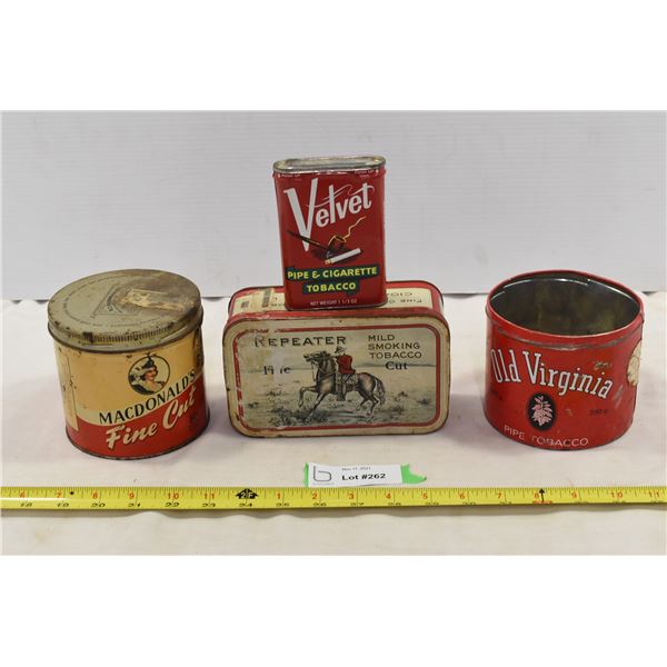 Vintage Tobacco Tins