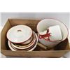 Image 2 : White & Red Enamel Pot Set