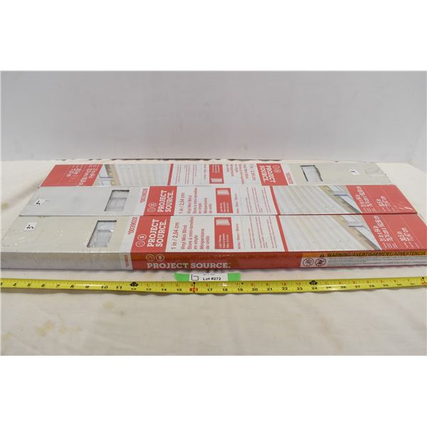 3 Sets of White Blinds