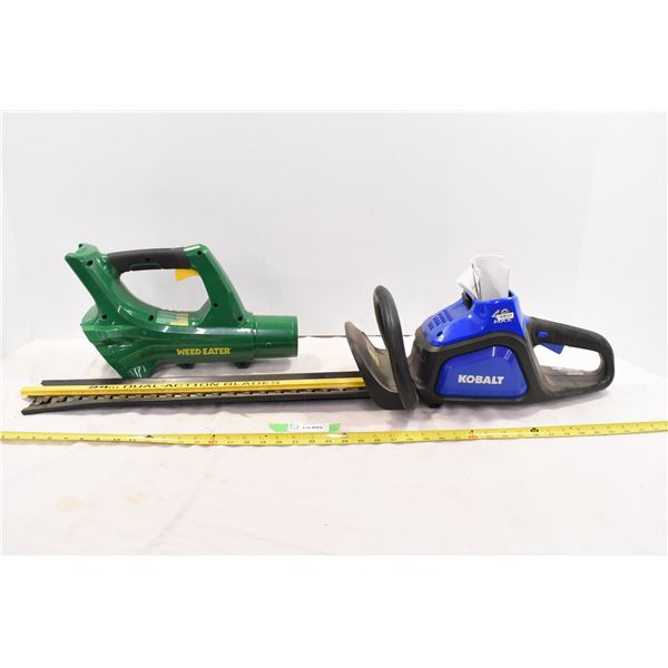 Kobalt Hedge Trimmer & Weed Eater Blower- Missing Parts