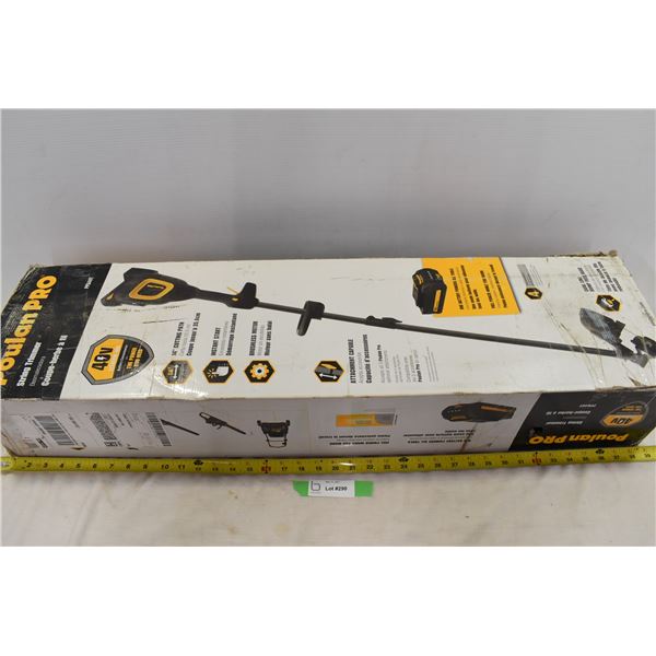 Poulan Pro String Trimmer – Needs Battery Charger, Warehouse Return