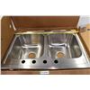 Image 1 : Double Stainless Steel Sink