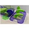 Image 3 : Purple & Green Hamster/Mice Cage Items
