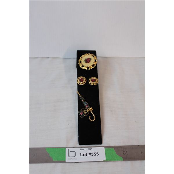 Hand made Petit Point jewelry