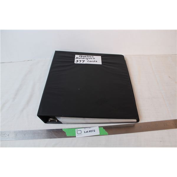 Quebec Nordiques 377 cards