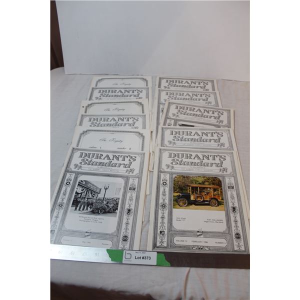 Durant Car registry's (11 of them)