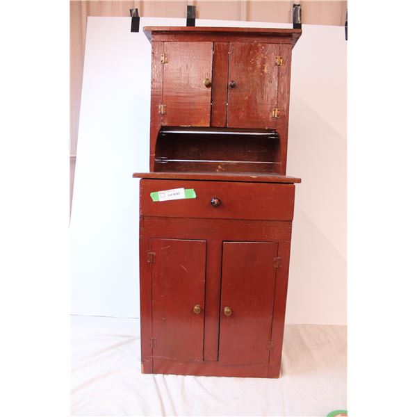 *Children’s play cupboard (Handmade in 1940's) 17”x12”x39”