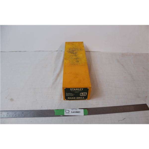Vintage Stanley Hand drill, sealed in box