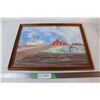 Image 1 : Framed farm artwork