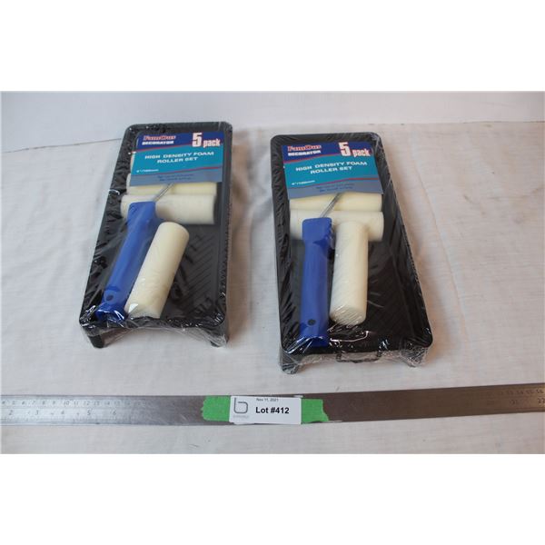 High density foam roller sets