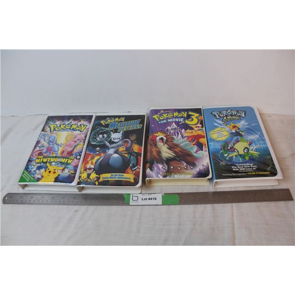 Pokemon VHS tapes lot