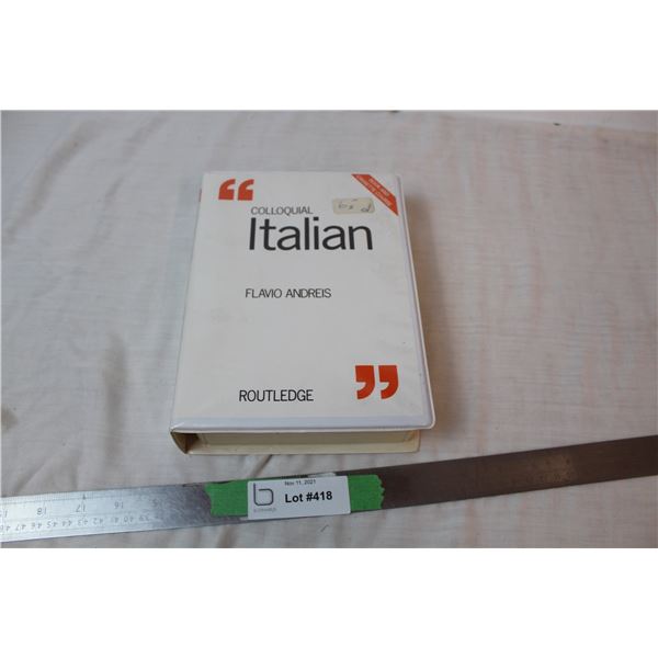 Colloquial Italian cassette and book course
