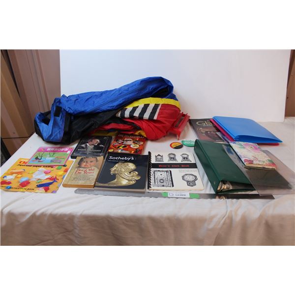 misc. Items; The Incredibles, binders, origami