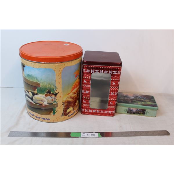 misc. Storage tins