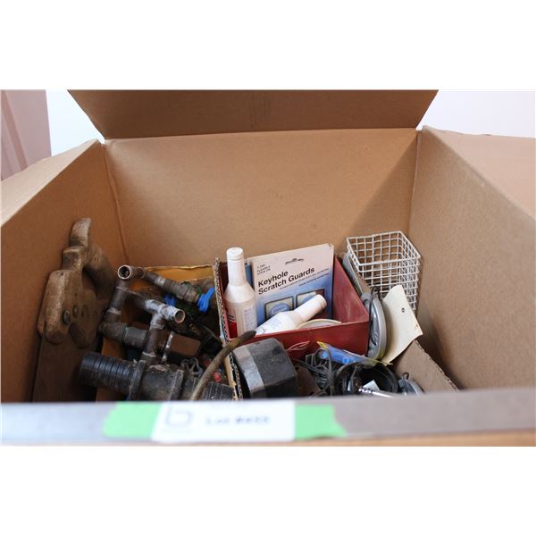 Misc. Garage items; handsaw, oil can