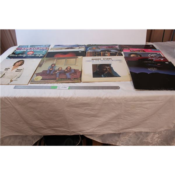 Lot of records: cheap Trick, Boney M, Culture Club