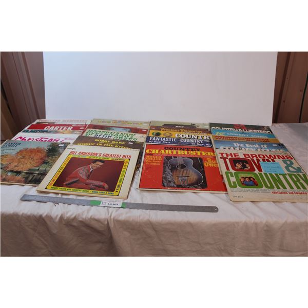 Lot of records; Country hits, Bill Anderson, The Carter Family
