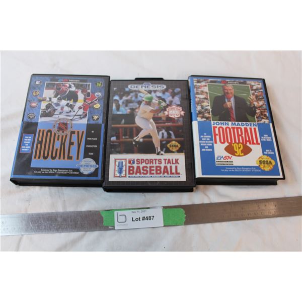 Sega Genesis sport games