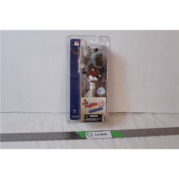 Albert Pujols, Jason Giambi McFarlane’s figures (sealed in packaging)