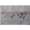 Image 4 : Vintage mouse, Saranella doll with change of clothes, embroidered doll blanket, Double Bubble bag