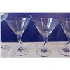 Image 3 : Martini glasses with crooked stems, brandy glasses