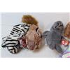 Image 2 : 8” beanie babies; Bruno, Spunky,Bilzzard