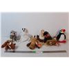 Image 1 : 8” beanie babies; Bones, Paul, sheets