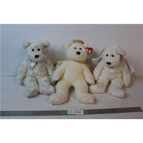 12” beanie buddy bears; Halo II and others