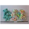 Image 1 : Beanie baby bears and Buddy matching sets; Birthday, Groovy, Ariel