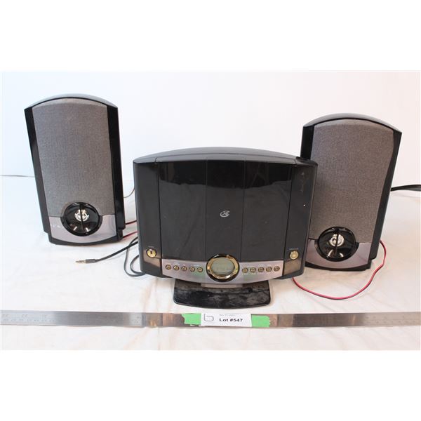 GPX CD player with speakers (working)