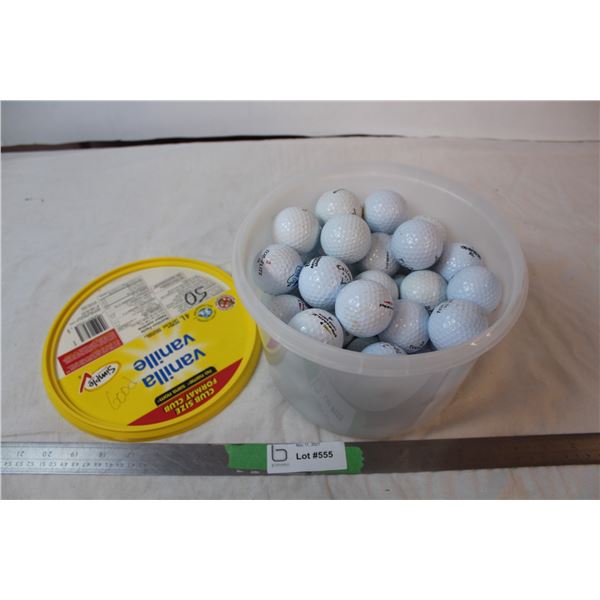 50 golf balls “good” condition