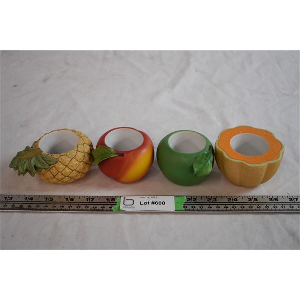 Partylite Fruit Candle Holders