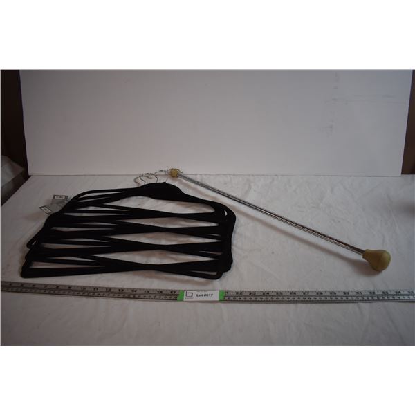 Clothes Hangers and Vintage Baton