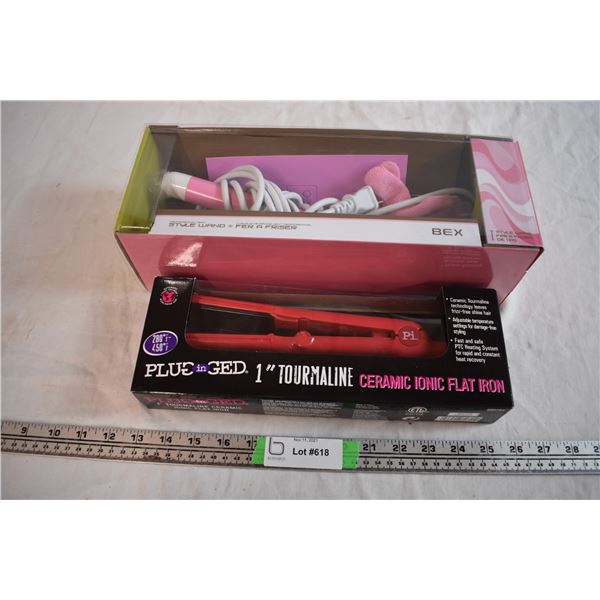 BEX professional curling wandand Flat Iron(new)