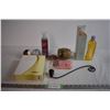 Image 1 : Scentsy wall plug melter with Wax, Bath Bombs, Nail Care Kit, and Body Spray candle snuffer