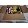 Image 1 : Box of Crafting Supplies - Paint, Glitter, Washi Tape, Stickers, Ribbon, Etc.