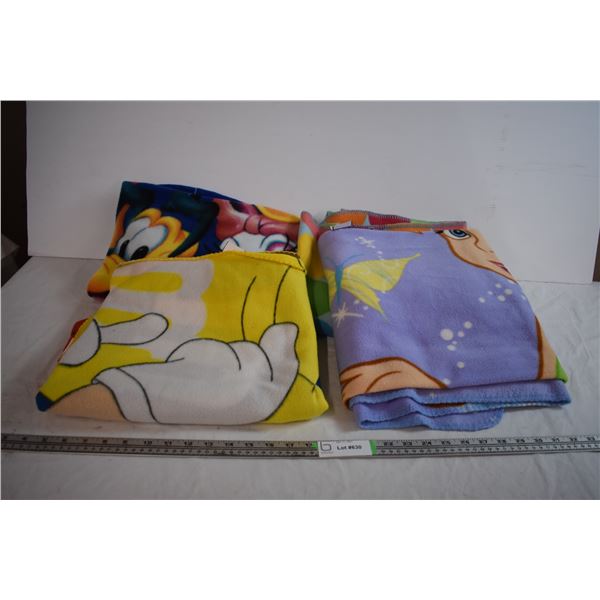 Disney, M&M, and Polka Dot Blankets (Soft)