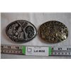 Image 1 : (2) Belt Buckles