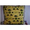 Image 4 : Chair Pillow, John Deere Pillow, Long Tablecloth, and Feather Duster