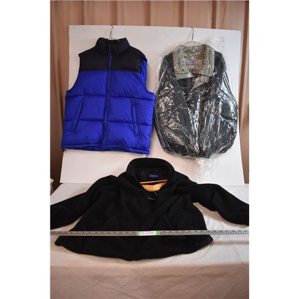 *XL Jackets and Vest (One is New)